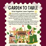 Garden to Table