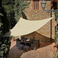 110% low price guarantee + free shipping (over $99) on all sun sail shades! Sun Shade Sail Triangular Beige Garden Sun Shade Garden Sail Shade Sun Canopy 300 X 300 X 300 Cm Beige