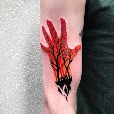 The Evil Dead Tattoo From Dublin Design By Ollymoss Tattoo Evildead Evildeadtattoo Colortattoo Dublintattoo Gam Tattoos Cartoon Tattoos Movie Tattoos