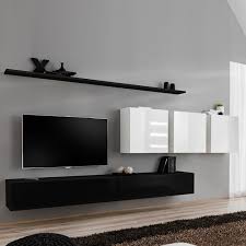 Livraison rapide, economies garanties et stock permanent ! Meuble Tv Mural Noir Et Blanc Talsano 2 Blanc L 340 X P 40 X H 150 Cm Achat Vente Meuble Tv Meuble Tv Mural Noir Et Blanc Soldes Sur Cdiscount Des Le 20 Janvier Cdiscount