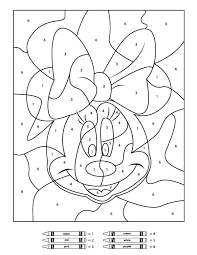 Picture the magic did not create these coloring pages but assembled them for you from free coloring pages distribution sites online. Free Disney Color By Number Printables For Kids