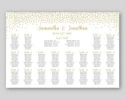 personalized printable wedding seating chart digital