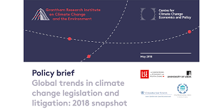 Global Trends In Climate Change Legislation And Litigation