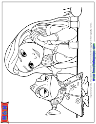 Free download 40 best quality rapunzel and pascal coloring pages at getdrawings. Rapunzel Looking At Pascal In Dress Coloring Page Tangled Coloring Pages Disney Princess Coloring Pages Rapunzel Coloring Pages
