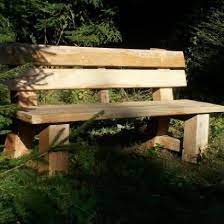 Garden bench, wood bench, made of pine, bench for terrace, wooden bench, 125cm x 45cm x h80cm. Bespoke Oak Garden Buildings Structures And Rustic Furniture English Oak Designs
