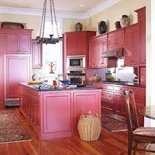 Maybe you would like to learn more about one of these? Red Cabinets With Yellow Walls Yes Kitchen Design Simple Kitchen Remodel Country Kitchen Designs