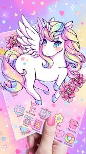 Sail into the magical world of cute place these cute unicorn wallpapers for girls as your home screen. Amazon Com Cute Unicorn Themes Hd Wallpapers Free Live Hd Background Appstore For Android
