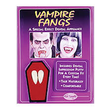 Next, mix up the adhesive according to the supplied instructions and apply it to the back of the first fang. Vampire Fangs Walmart Com Walmart Com