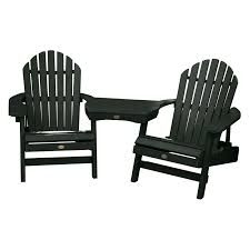 Outdoor Highwood Usa 2 Hamilton Folding And Reclining Adirondack Chairs With Tete A Tete Connecting Ta Reclining Outdoor Chair Outdoor Chairs Adirondack Chairs