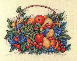 See more ideas about cross stitch, cross stitch fruit, cross stitch patterns. Basket Of Fruit Cross Stitch Design
