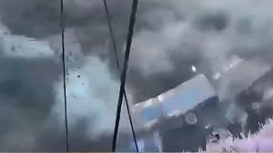 Video shows scale of flash flood hitting Nepal-Tibet border