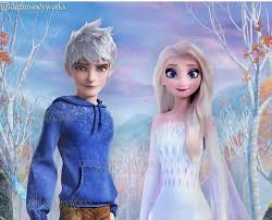 Jelsa Elsa And Jack Frost Frozen 2 Rotg By Dreamsneyworks Instagram Jack Frost Jelsa Disney Frozen Elsa