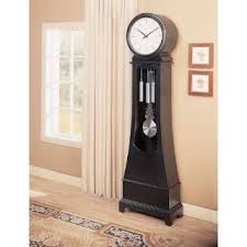 Check Out The Coaster Furniture 900726 Grandfather Clock With Round Top In Black Priced At 312 38 At Home Coaster Furniture Grandfather Clock Home Furnishings