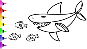 Sing, dance and color wonderful images baby shark, pinkfong and other popular characters from music videos on youtube channel. 10 New Ideas Shark Coloring In 2021 Shark Coloring Pages Coloring Pages For Kids Coloring Pages