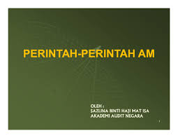 Archive for the 'perintah am bab c' category. Pdf Perintah Perintah Perintah Am Perintah Am Oleh Sazlina Binti Haji Mat Isa Uhisyam Sriib Academia Edu