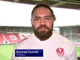St. Helens star Konrad Hurrell admits he's very disappointed to be missing  Friday's match against Warrington due to suspension, but the Tongan  international is delighted with the way he's settled in ...