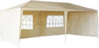 Advance outdoor adjustable 10x 20 ft updated heavy duty carport canopy car port garage shelter boat party tent, adjustable height from 6.5ft to 8.0ft with removable sidewalls and doors, white $389.98 $ 389. Heavy Duty Waterproof 3m X 6m Carport Garage Party Tent Canopy Car Shelter With Steel Frame
