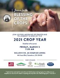 Many pastors lack access to adequate health benefits. Blessing Of The Crops Bulloch County Ag News
