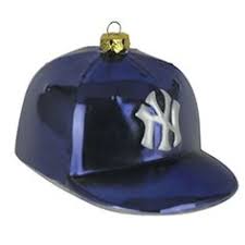 New York Yankees Team Glass Baseball Hat Ornament Yankees Team Baseball Hats Baseball