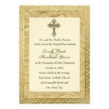 Vintage Catholic Cross Wedding Invitation Zazzle Com Christian Wedding Invitations Catholic Wedding Invitations Lily Wedding Invitations