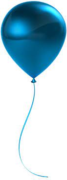Single Blue Balloon Transparent Clip Art Blue Balloons Clip Art Balloons