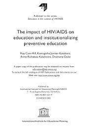 The letter should have a professional tone, so the student demonstrates that he or she is organized, flexible and financially savvy. Https Healtheducationresources Unesco Org Sites Default Files Resources Hiv 20impact Do Pdf