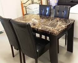 Tabl dinning room set lotus snap chair solid wood chair set din table chair dine dine table design dining table dining room set chair wooden chair wood. Black Marble Dining Table And 6 Chairs Warehouse Direct Bargain