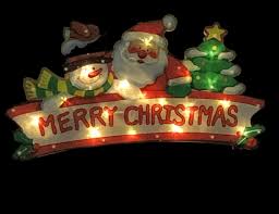 Christmas silhouette lights led window festive decoration indoor decor ornament. Merry Christmas Silhouette Christmas Lights Christmas Lights Displays