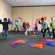 Had A Little Extra Energy We Needed To Get Out On This Cold Snowy Day Dancing With Scarves Is Always A Good Wa Toddler Dance Gross Motor Activities Kids Dance