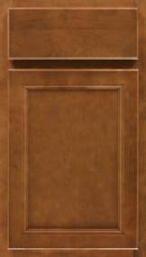Farmhouse kitchen sink with brick backsplash stainless. Saddle Birch Medium Finish Kitchen Cabinet Prosource Wholesale