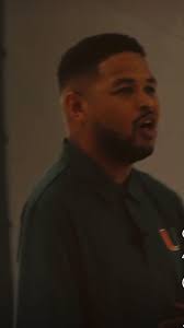 Assistant coach Joshua Hammond putting in work today.