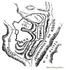 Physical map of israel showing major cities, terrain, national parks, rivers, and surrounding countries with international borders and outline maps. Outline Map Of Jerusalem Images Of Ancient Israel Geography Plans Maps At Bible History Online