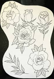 Roses Tattooideasdibujos Tattooideashombre Rose Tattoo Design Flower Drawing Roses Drawing
