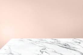 Download Premium Image Of Plain Pastel Orange Wall With White Marble Table Orange Walls White Marble Table White Marble
