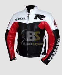 Yamaha R Motorcycle Black And White Jacket