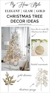 Maybe you would like to learn more about one of these? Elegant Gold And White Flocked Christmas Tree Setting For Four