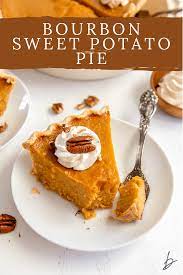 Bourbon Sweet Potato Pie Recipe In 2021 Bourbon Sweet Potatoes Sweet Potato Pie Sweet Potato Pies Recipes