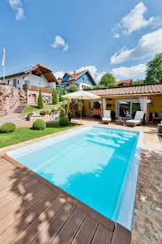 Gunstiger Pool Im Garten If You Want To Relax Outside In The Summer After Gardening You Often Long For Cooling In 2020 Modern Pools Outdoor Pool Pool House Decor
