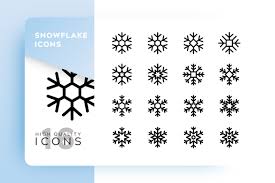 Download Snowflake Icon Pack Graphic By Goodware Std Creative Fabrica PSD Mockup Templates