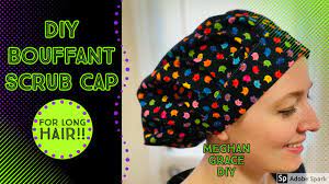 Bouffant ~ the bouffant scrub hat is designed for those who have a fuller head of hair. The Easiest Bouffant Scrub Cap For Long Hair Guide A Step By Step Tutorial For Beginners Youtube