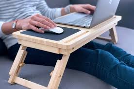 Laptop Breakfast Table Desk Etsy In 2020 Laptop Table For Bed Laptop Desk For Bed Lap Desk