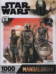 Relive your favorite star wars movie scenes as you put together this 1000 piece photomosaic jigsaw puzzle. 1000 Piece Puzzle Star Wars The Mandalorian 2 By Various 9317762186288