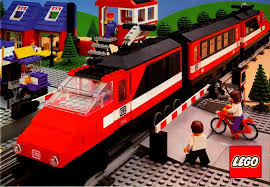 Lego Set 7745 The Red And Black High Speed City Express Passenger Train From 1985 Lego Eisenbahn Lego Stadt Lego