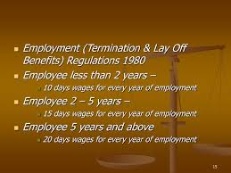 An employee whose employment is terminated after refusing alternative employment made available 7. Ppt Employment Act 1955 Powerpoint Presentation Free Download Id 927952
