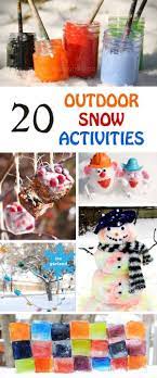 20 Outdoor Snow Activities For Kids Snow Activities Winter Activities For Kids Outdoor Activities For Kids