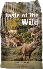 taste of the wild pine forest grain free dry dog food 5 lb bag