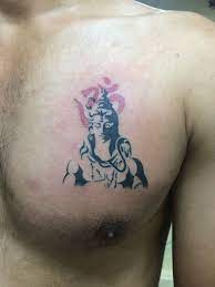 Lord Shiva Tattoo Made On Chest By Big Guys Tattoo Shiva Tattoo Tattoos Mahadev Tattoo