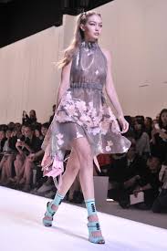 She began her modeling career she was. J On Twitter Gigi Hadid Fendi Spring Summer 2017 Show Milan Sep 22 2016 Gigihadid Fendi Milan