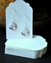 Earring display cards are used to display your earrings, either on an earring rack, or as stand premade earring cards are best when you don't have the time to make your own or have them. 11 Diy Earring Cards Ideas Earring Cards Jewellery Display Craft Show Displays