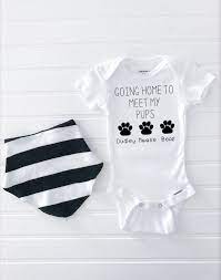 Going Home To Meet My Pups Custom Onesie Baby Onesie Dog Etsy Baby Coming Home Outfit Baby Going Home Outfit Thoughtful Baby Shower Gifts